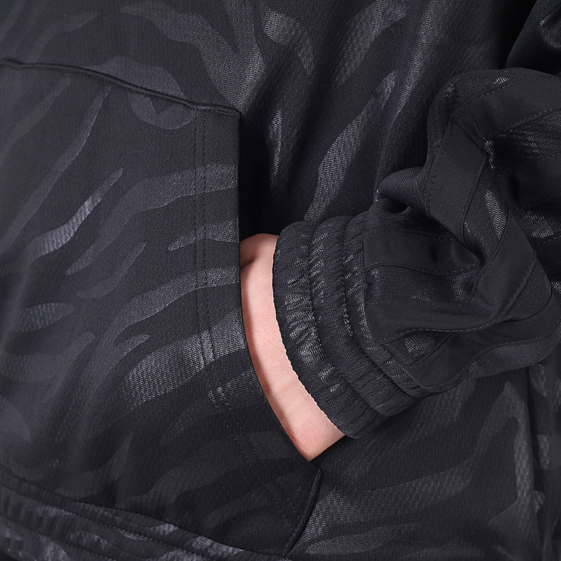 мужская черная толстовка adidas Yot GFX Hoodie HB5471 - цена, описание, фото 4